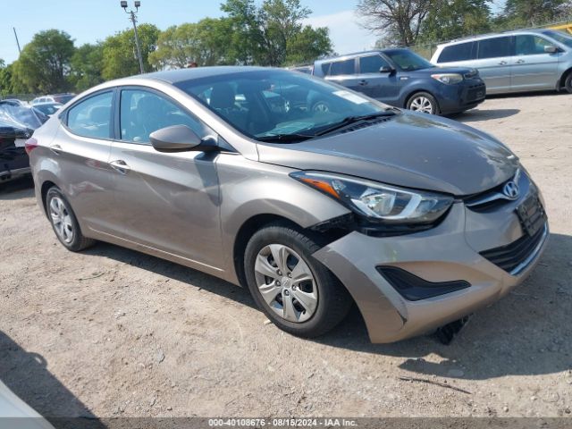 HYUNDAI ELANTRA 2016 5npdh4ae5gh786533