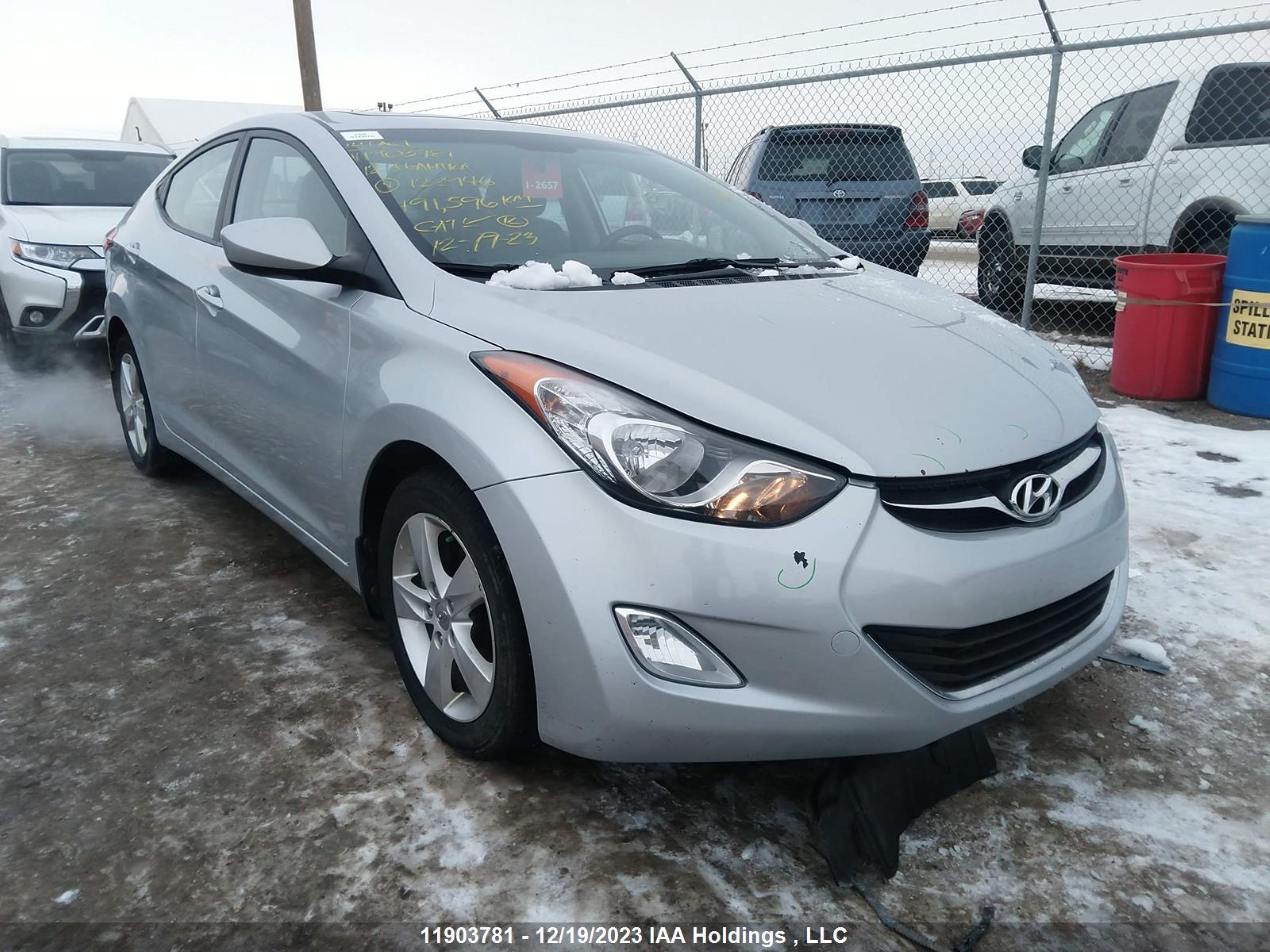 HYUNDAI ELANTRA 2012 5npdh4ae6ch122946