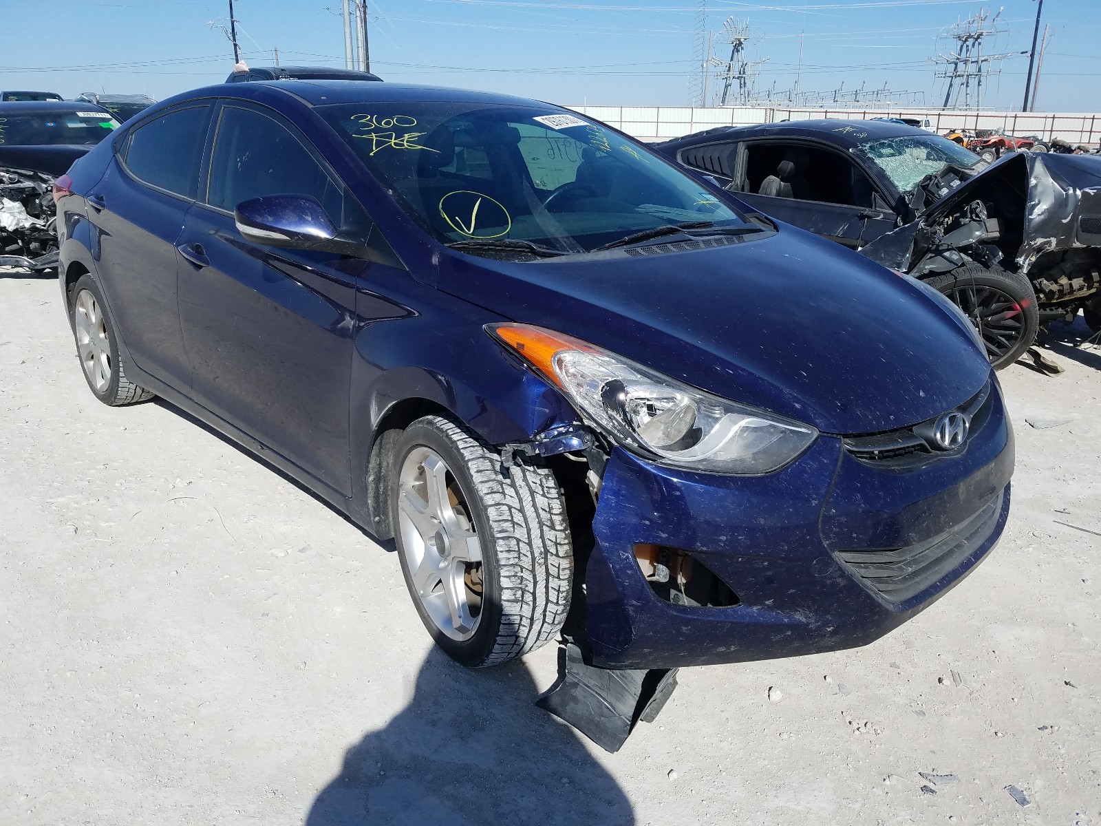 HYUNDAI ELANTRA GL 2013 5npdh4ae6dh422679