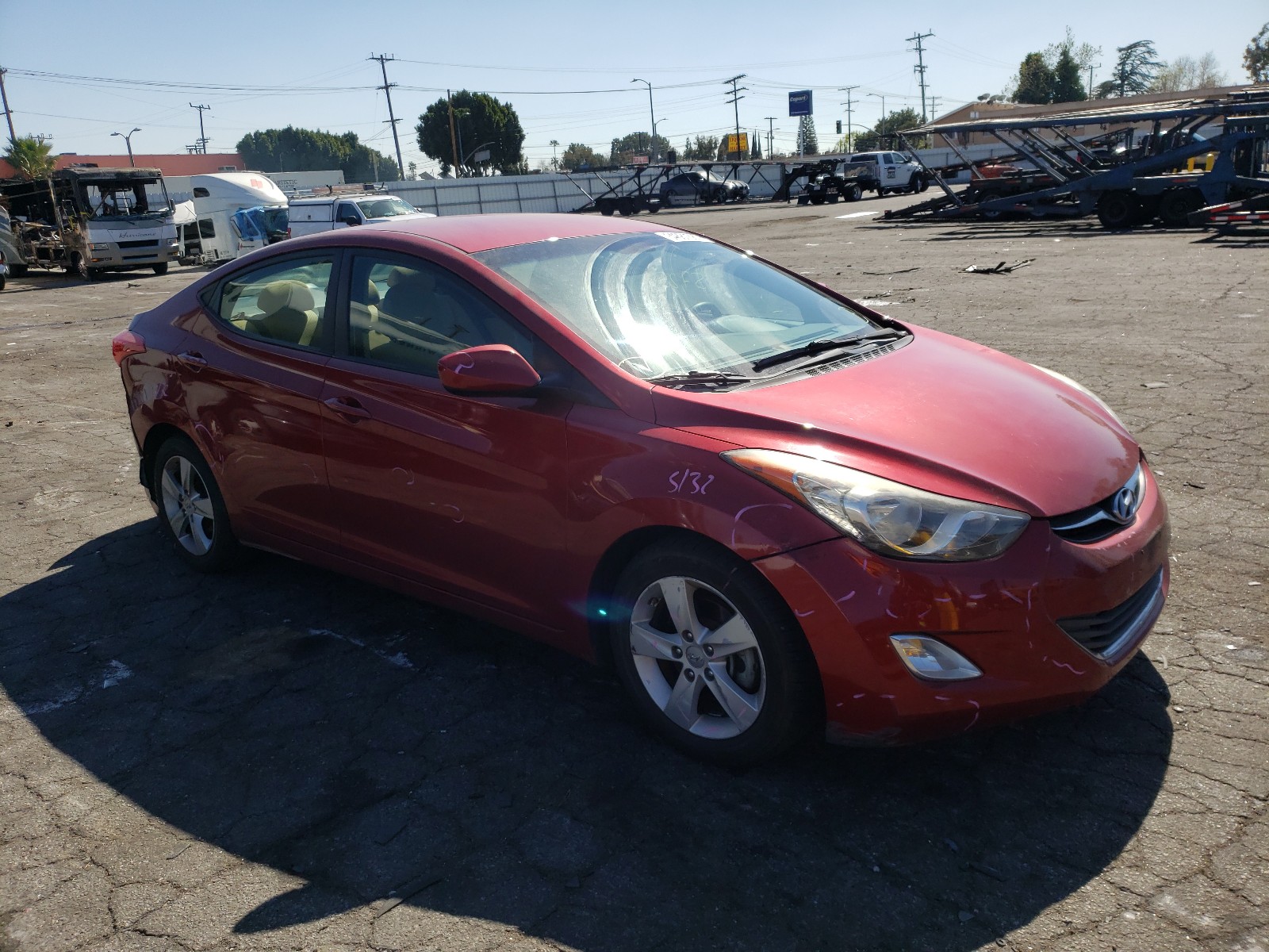 HYUNDAI ELANTRA GL 2013 5npdh4ae6dh437375