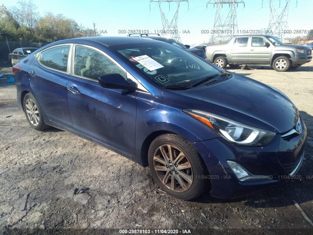 HYUNDAI ELANTRA 2014 5npdh4ae6eh460110