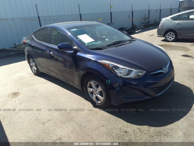 HYUNDAI ELANTRA 2014 5npdh4ae6eh461046