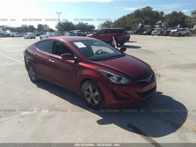 HYUNDAI ELANTRA 2014 5npdh4ae6eh493611