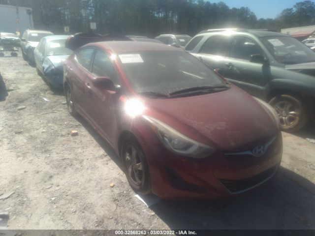 HYUNDAI ELANTRA 2014 5npdh4ae6eh508530