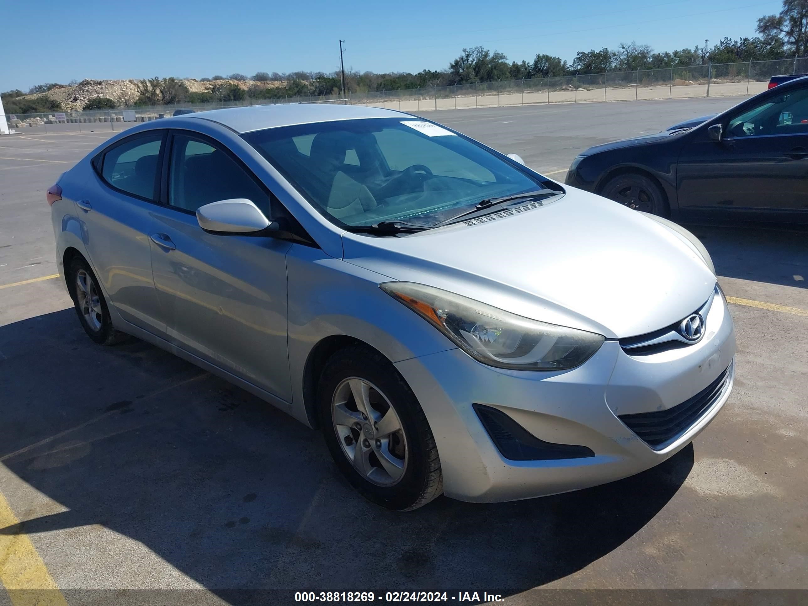 HYUNDAI ELANTRA 2014 5npdh4ae6eh511606