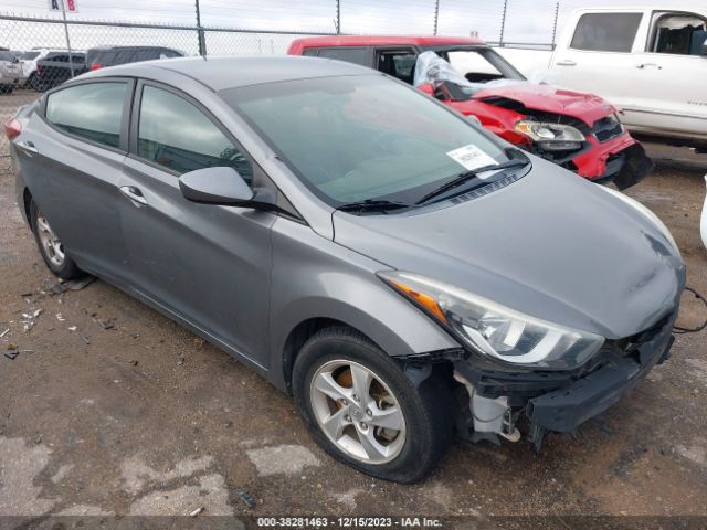 HYUNDAI ELANTRA 2014 5npdh4ae6eh527045