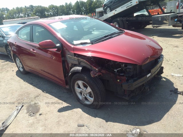 HYUNDAI ELANTRA 2014 5npdh4ae6eh535193