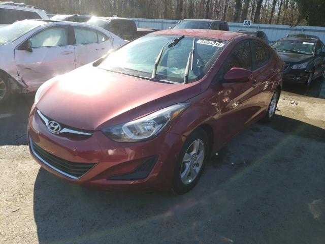 HYUNDAI ELANTRA SE 2014 5npdh4ae6eh540006