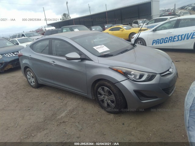 HYUNDAI ELANTRA 2016 5npdh4ae6gh664764