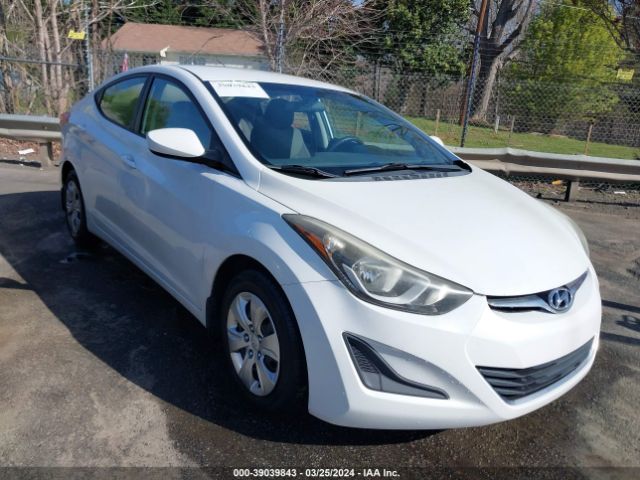 HYUNDAI ELANTRA 2016 5npdh4ae6gh666076