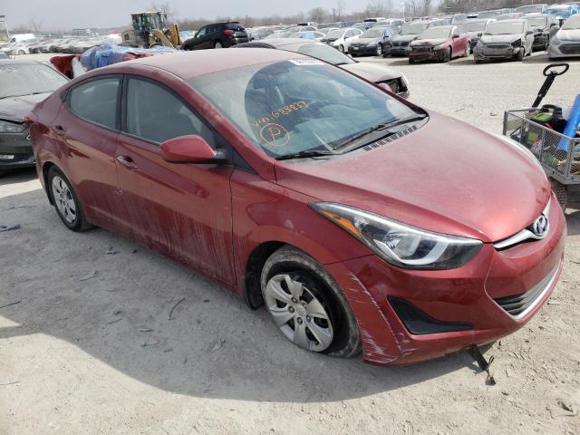 HYUNDAI ELANTRA SE 2016 5npdh4ae6gh683833