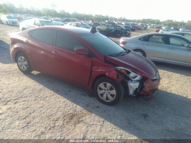 HYUNDAI ELANTRA 2016 5npdh4ae6gh703787