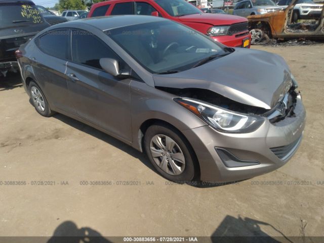 HYUNDAI ELANTRA 2016 5npdh4ae6gh716099