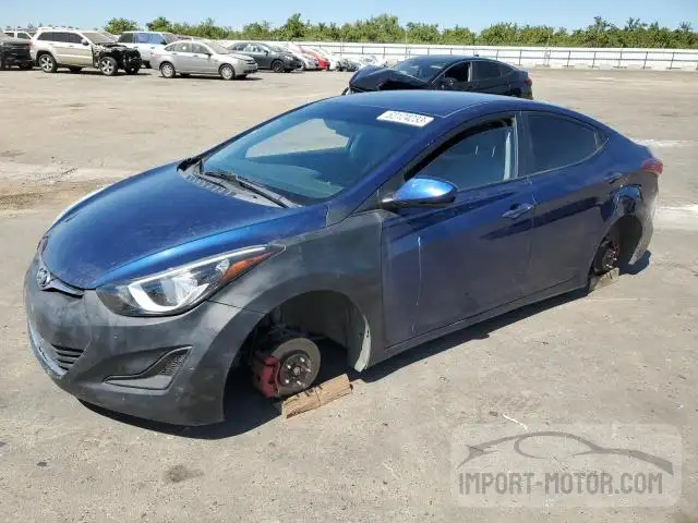 HYUNDAI ELANTRA 2016 5npdh4ae6gh717317