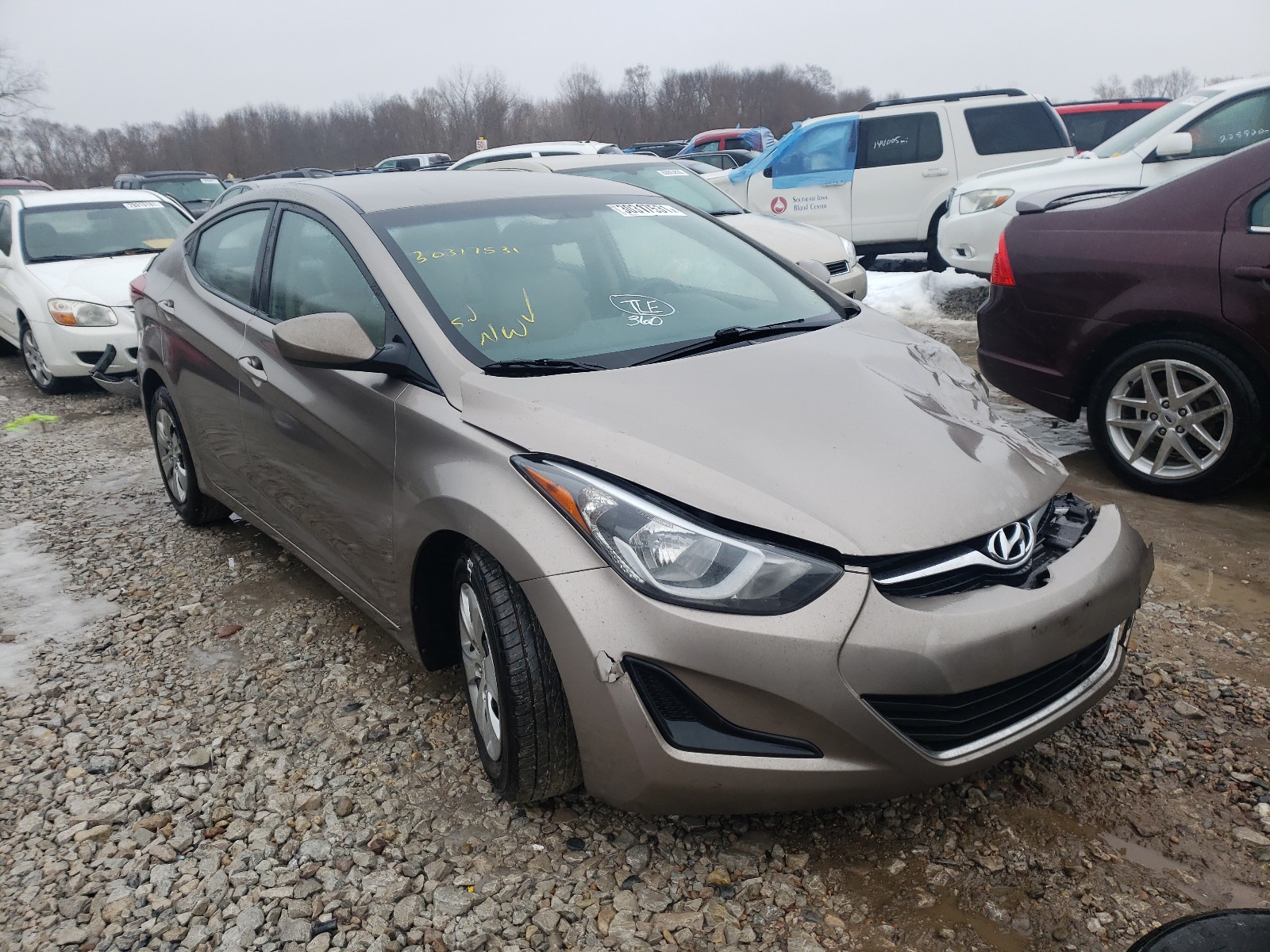 HYUNDAI ELANTRA SE 2016 5npdh4ae6gh719696