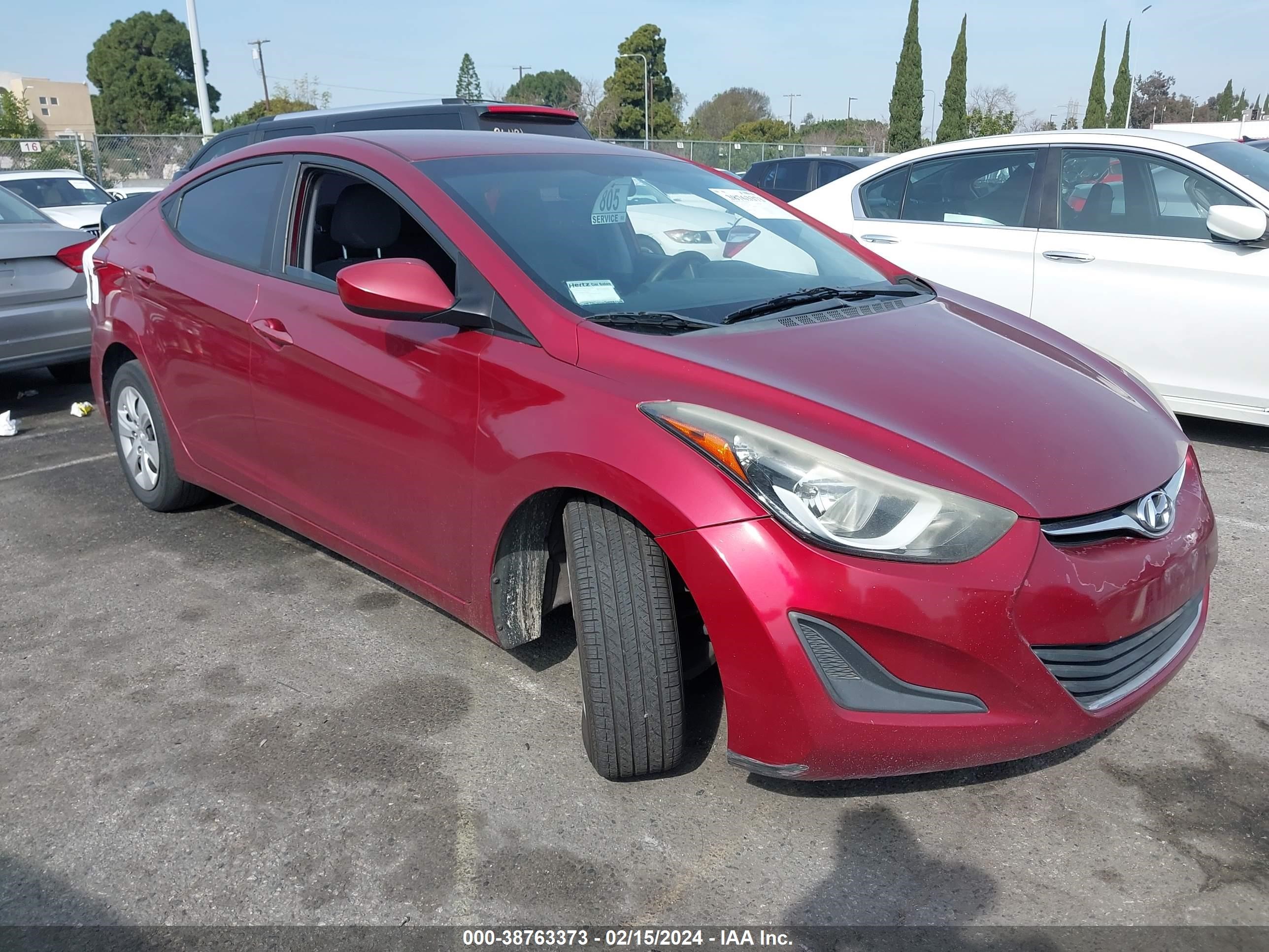 HYUNDAI ELANTRA 2016 5npdh4ae6gh724042