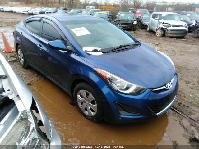 HYUNDAI ELANTRA 2016 5npdh4ae6gh727829