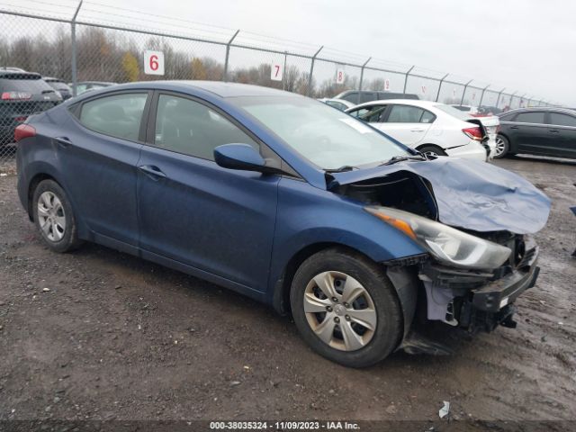 HYUNDAI ELANTRA 2016 5npdh4ae6gh749961