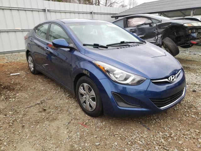 HYUNDAI ELANTRA SE 2016 5npdh4ae6gh754996