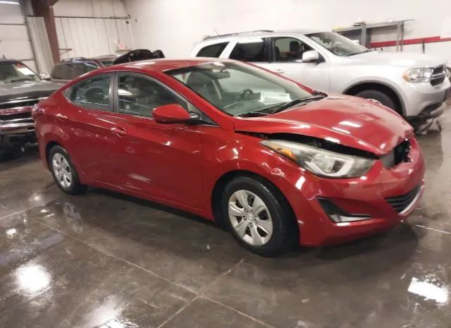 HYUNDAI ELANTRA 2016 5npdh4ae6gh762807