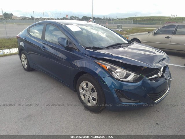 HYUNDAI ELANTRA 2016 5npdh4ae6gh782832