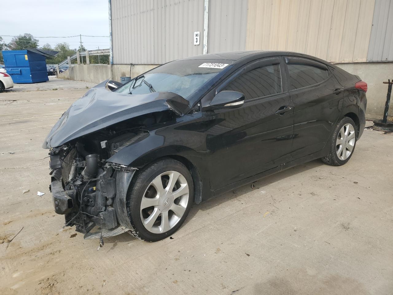 HYUNDAI ELANTRA 2011 5npdh4ae7bh017007