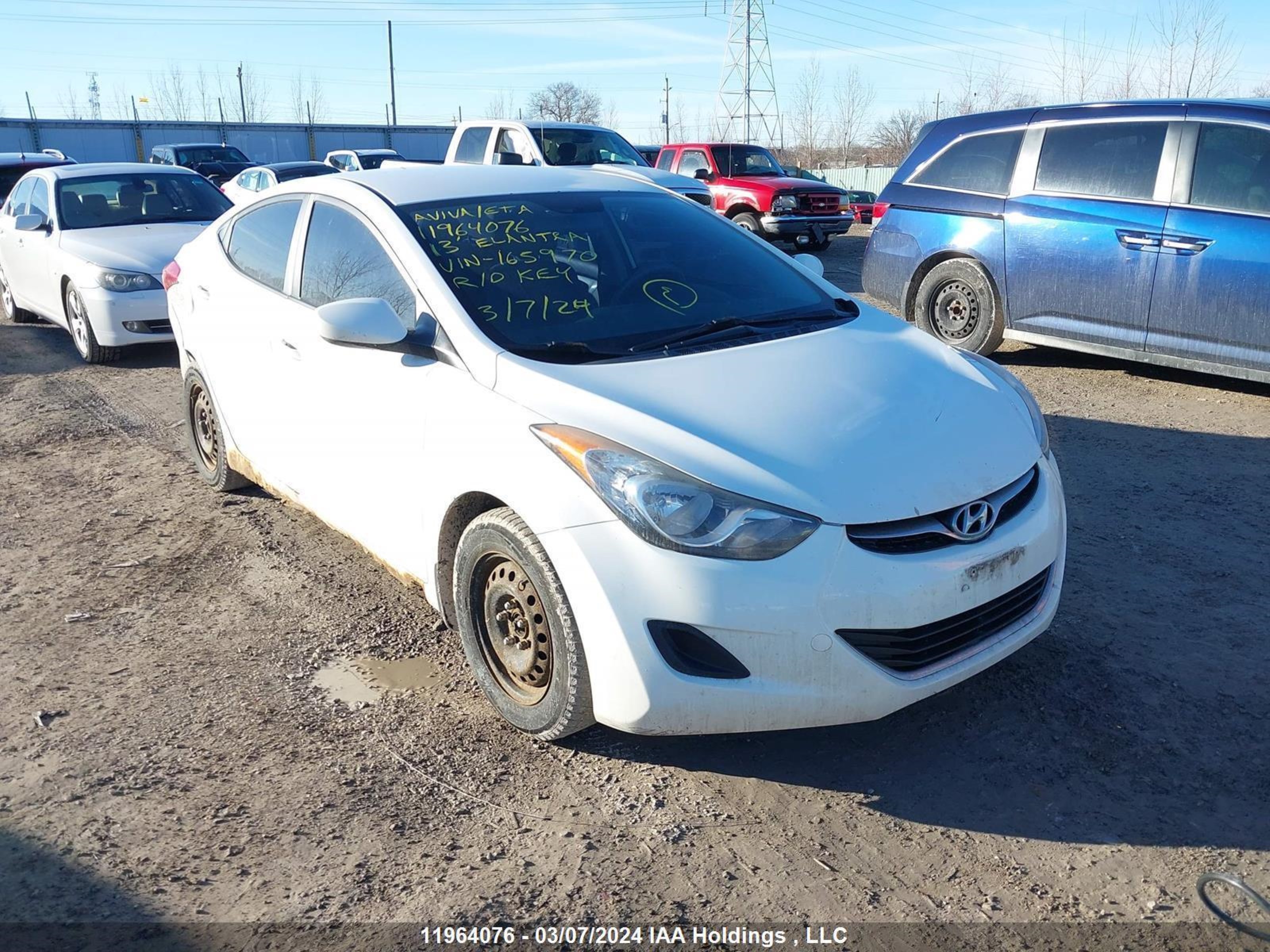 HYUNDAI ELANTRA 2013 5npdh4ae7dh165970