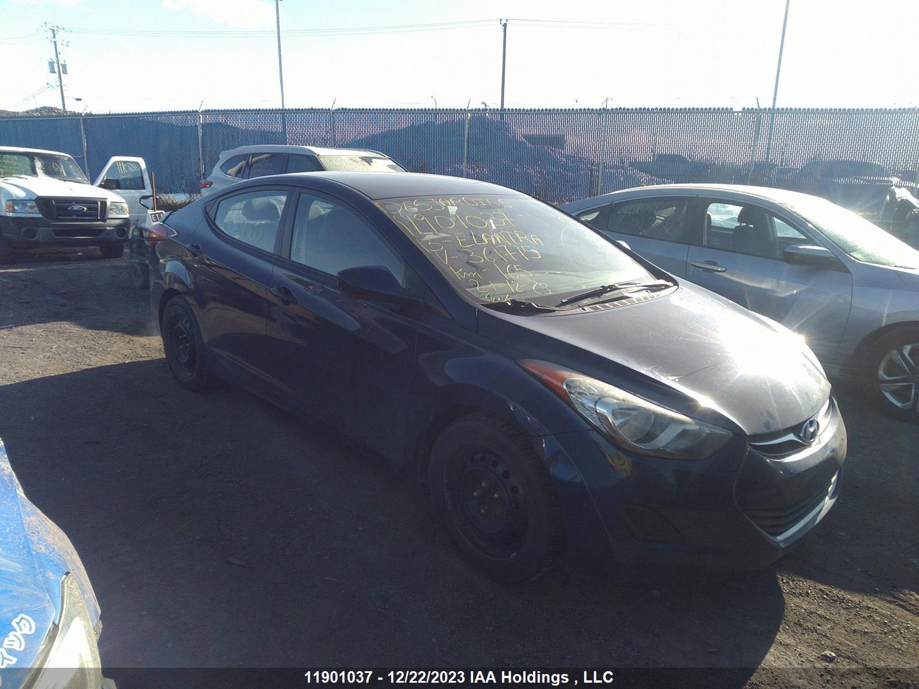 HYUNDAI ELANTRA 2013 5npdh4ae7dh361715