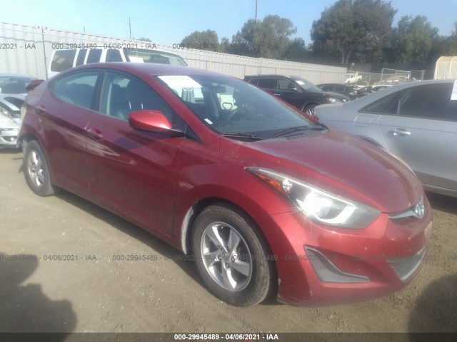 HYUNDAI ELANTRA 2014 5npdh4ae7eh455496