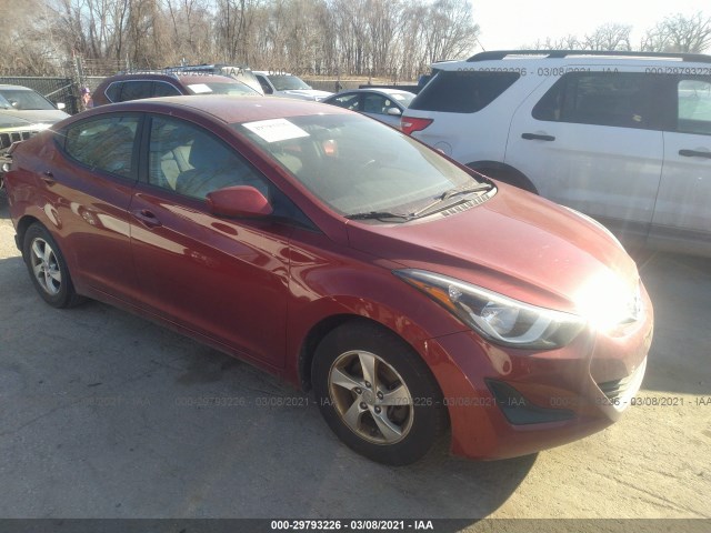 HYUNDAI ELANTRA 2014 5npdh4ae7eh513185