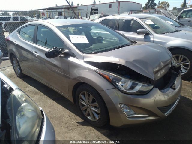 HYUNDAI ELANTRA 2014 5npdh4ae7eh513381