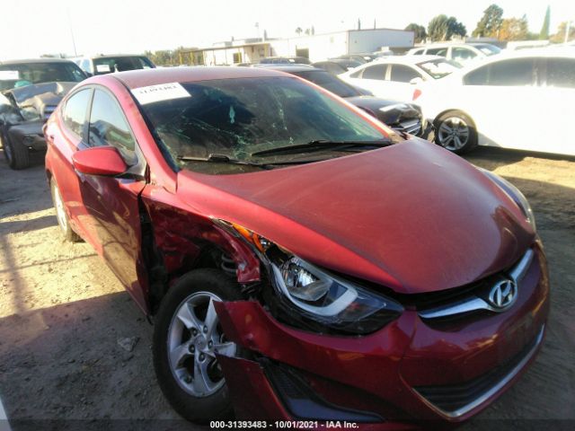 HYUNDAI ELANTRA 2014 5npdh4ae7eh516863