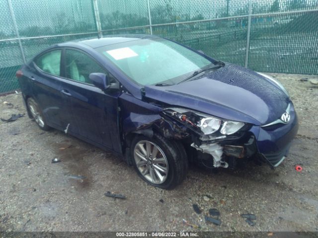 HYUNDAI ELANTRA 2014 5npdh4ae7eh530729