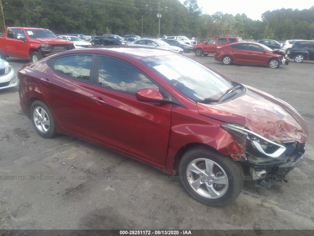 HYUNDAI ELANTRA 2014 5npdh4ae7eh531525