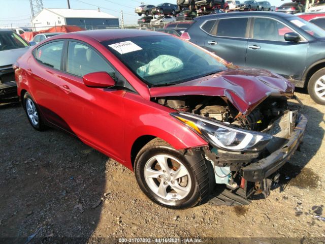 HYUNDAI ELANTRA 2014 5npdh4ae7eh534859