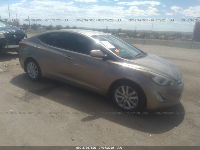 HYUNDAI ELANTRA 2014 5npdh4ae7eh535655