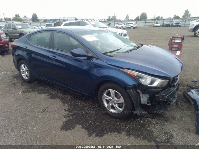 HYUNDAI ELANTRA 2015 5npdh4ae7fh648121