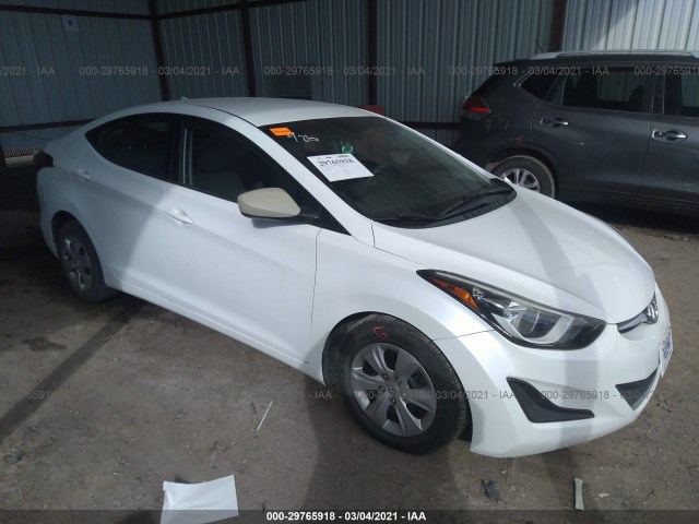 HYUNDAI ELANTRA 2016 5npdh4ae7gh665132