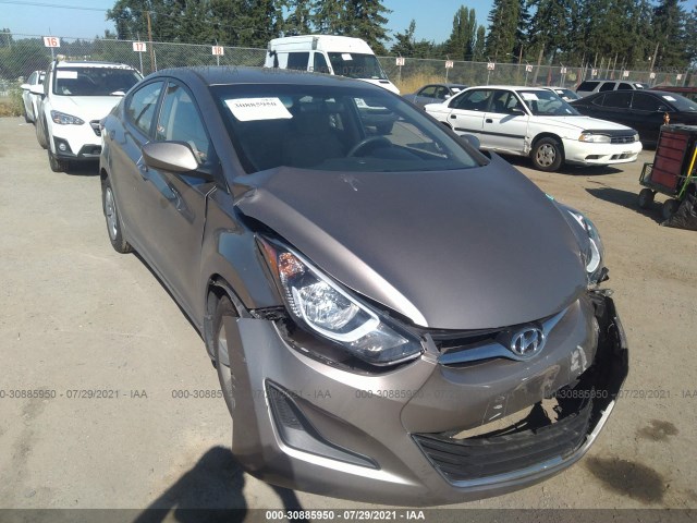 HYUNDAI ELANTRA 2016 5npdh4ae7gh667186