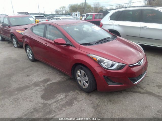 HYUNDAI ELANTRA 2016 5npdh4ae7gh669150