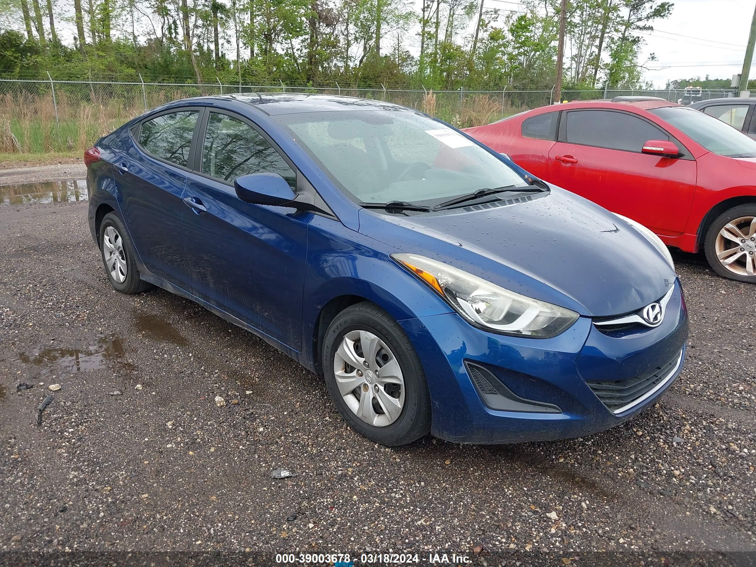 HYUNDAI ELANTRA 2016 5npdh4ae7gh688149