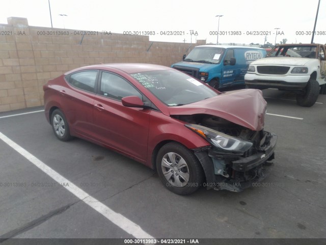 HYUNDAI ELANTRA 2016 5npdh4ae7gh692959