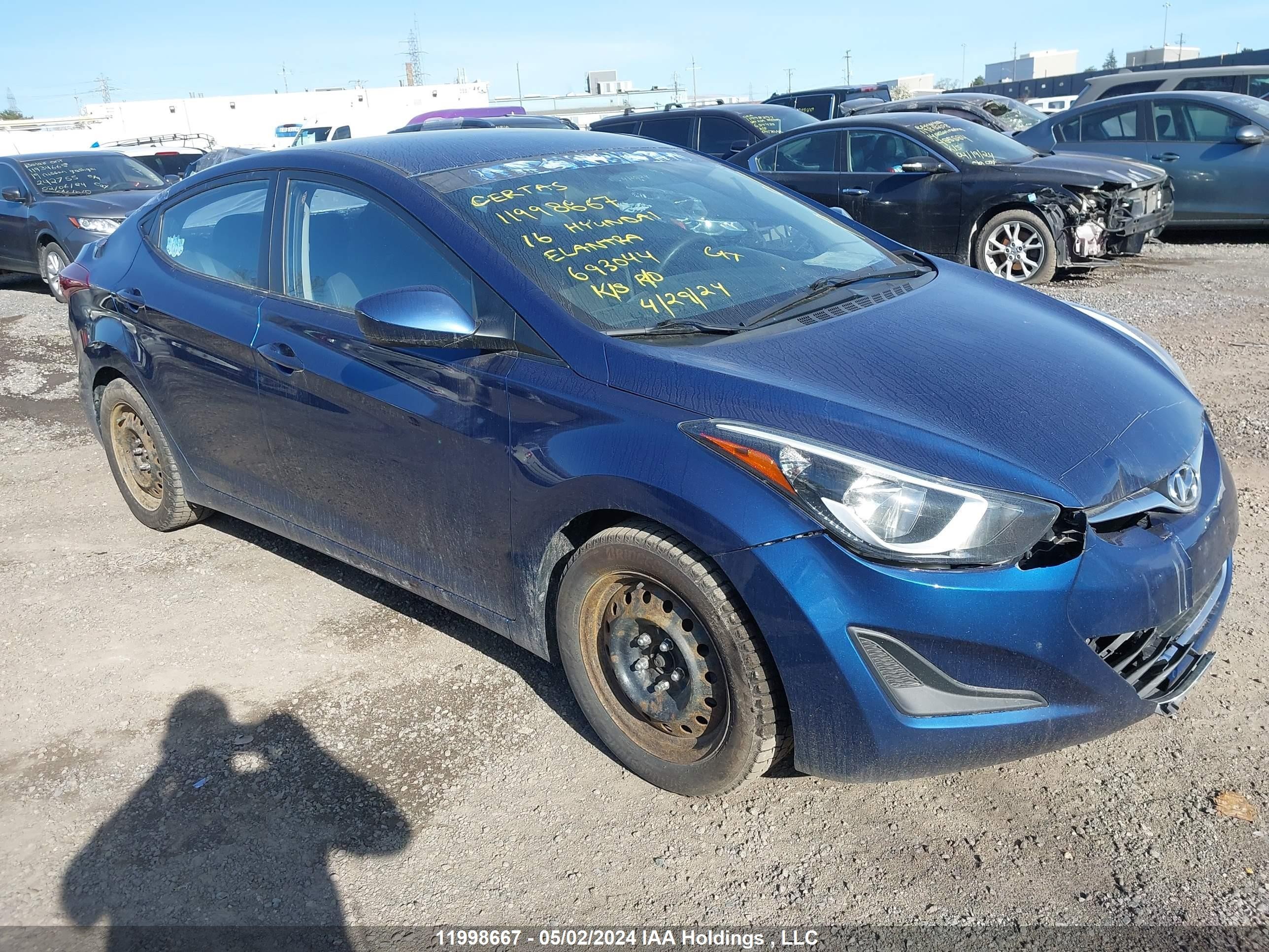 HYUNDAI ELANTRA 2016 5npdh4ae7gh693044