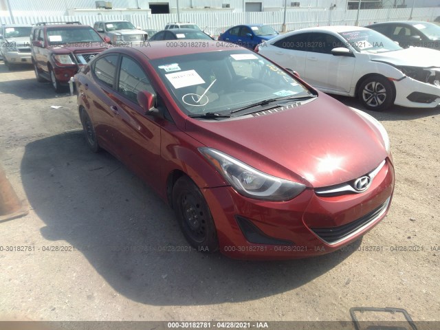 HYUNDAI ELANTRA 2016 5npdh4ae7gh706696