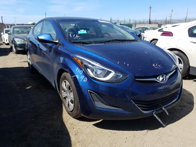 HYUNDAI ELANTRA SE 2016 5npdh4ae7gh721683