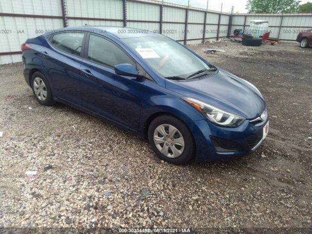 HYUNDAI ELANTRA 2016 5npdh4ae7gh726608