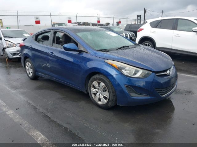 HYUNDAI ELANTRA 2016 5npdh4ae7gh739374