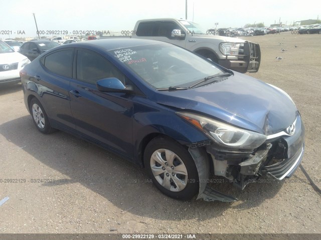 HYUNDAI ELANTRA 2016 5npdh4ae7gh744199