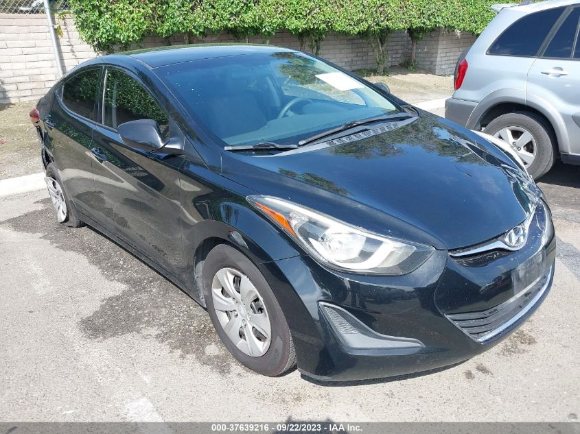 HYUNDAI ELANTRA 2016 5npdh4ae7gh745871