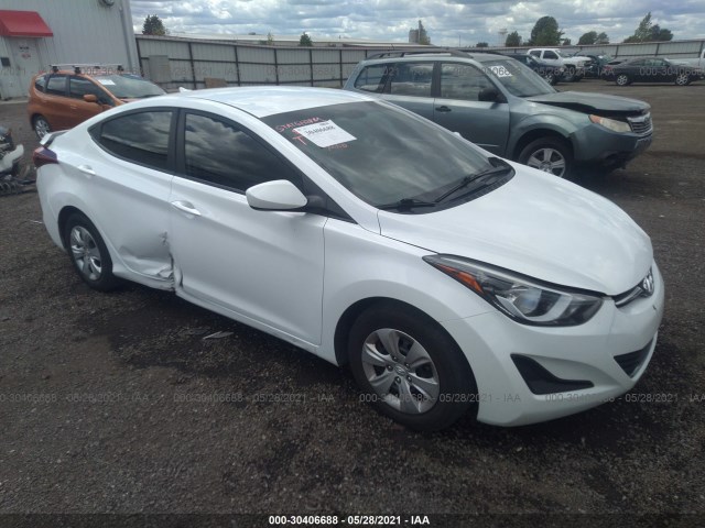 HYUNDAI ELANTRA 2016 5npdh4ae7gh752531